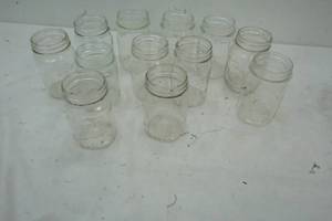 lot 264 image: 12 Canning Jars, Ball & Keri