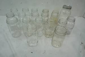lot 265 image: 19 Canning Jars Ball & Keri and more