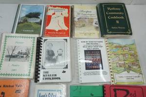 lot 270 image: Variety of Community Recipe Books