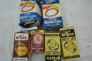lot 275 image: Variety of Canning Jar lids