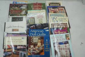 lot 291 image: Variety of Quilting Books, Better Homes & Gardens, Country Seams, American Doll Quilts and more