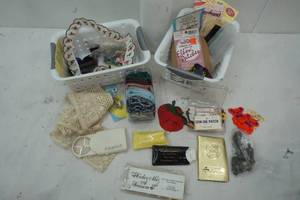 lot 325 image: Variety of Sewing Supplies and Advertising