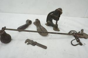 lot 441 image: Cast Iron, Scale, wrench, Cobblers Tools