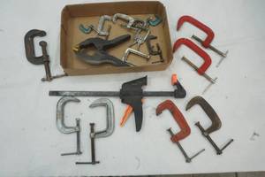 lot 552 image: variety of clamps