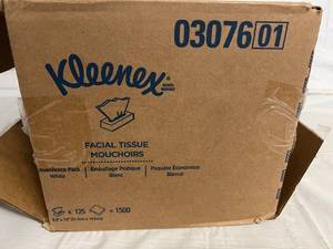 12 Boxes of Kleenex Facial Tissue