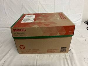 5000 Sheets of Staples Recyled Copy Paper - 8.5 x 14