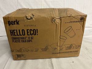 300 Perk 12oz Plastic Cold Cups