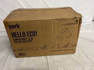 300 Perk 12oz Plastic Cold Cups