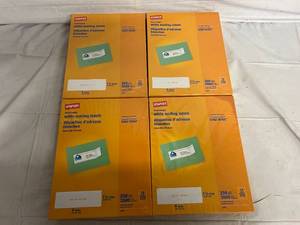 14,000 Staples White Mailing Labels - 1.5 x 4