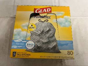 80 Tall Glad ForceFelx Kitchen Bags