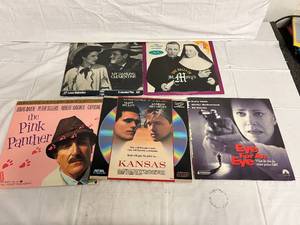 5 Vintage Laser Video Discs