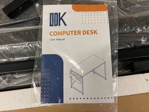 ODK Computer Desk with Side Storage