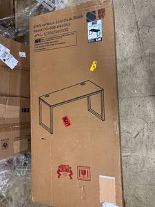 SHW ArtWork 55in Solo Desk - Black