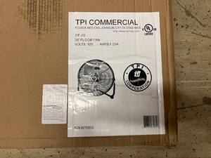 TPI Commercial 20 Floor Fan