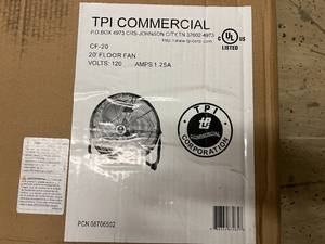 TPI Commercial 20 Floor Fan