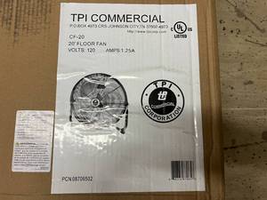 TPI Commercial 20 Floor Fan