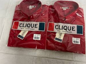 2 Red Dress Shirts - 3XL