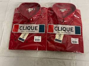 2 Red Dress Shirts - 3XL