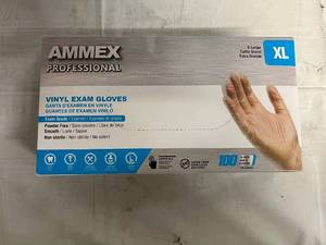 1000 Vinyl Exam Gloves - XL