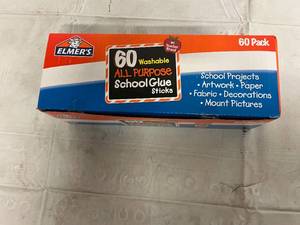 60 Pack of Elmers All Purpose Glue Sticks