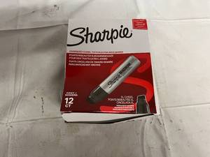 12 Pack of Magnum Chisel Tip Sharpies
