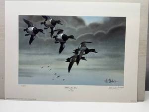 Les C. Kouba Signed Numbered Print Bills on the Move- 2632000
