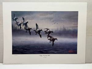 Les C. Kouba Signed Numbered Print Foggy Morning Bills