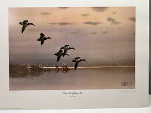 Les C. Kouba Signed Numbered Print Cans In Lifting Fog