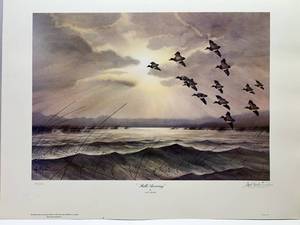 Les C. Kouba Signed Numbered Print Bills Arriving