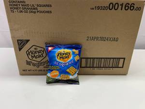 SSS. 72 x 1.06 oz Honey Maid Lil Squares