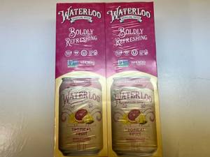 2x 12-12oz Cans Waterloo-Tropical Fruit