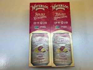 2x 12-12oz Cans Waterloo-Tropical Fruit