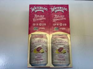2x 12-12oz Cans Waterloo-Tropical Fruit