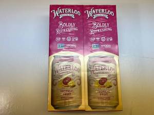 2x 12-12oz Cans Waterloo-Tropical Fruit