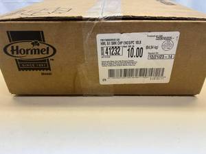 K. 10lbs Hormel Smoked Pork Chops