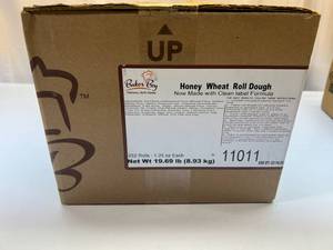 K. 252 x 1.25oz Baker Boy Honey Wheat Rolls