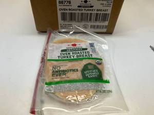 K. 12x 6oz Applegate Organics Oven Roasted Turkey Breast