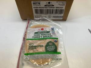 K. 12x 6oz Applegate Organics Oven Roasted Turkey Breast