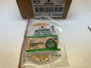 K. 12x 6oz Applegate Organics Oven Roasted Turkey Breast