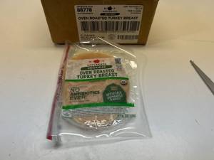 K. 12x 6oz Applegate Organics Oven Roasted Turkey Breast