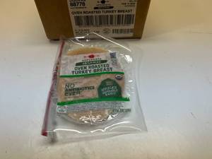 K. 12x 6oz Applegate Organics Oven Roasted Turkey Breast