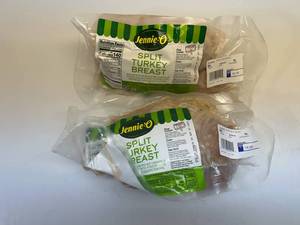 B. 2x Jennie-O Split Turkey Breasts