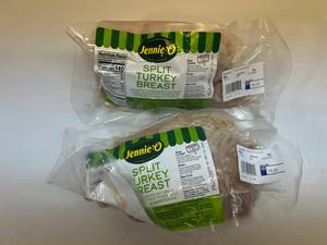 B. 2x Jennie-O Split Turkey Breasts
