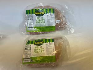 B. 2x Jennie-O Split Turkey Breasts