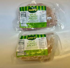 B. 2x Jennie-O Split Turkey Breasts