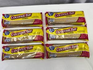 II. 6x 9oz Coconut Bar Cookies