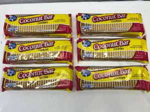 II. 6x 9oz Coconut Bar Cookies