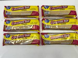 II. 6x 9oz Coconut Bar Cookies