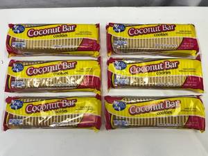II. 6x 9oz Coconut Bar Cookies