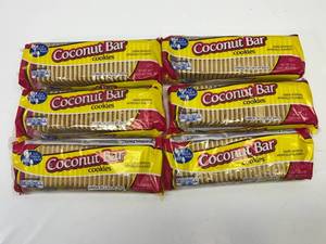 II. 6x 9oz Coconut Bar Cookies